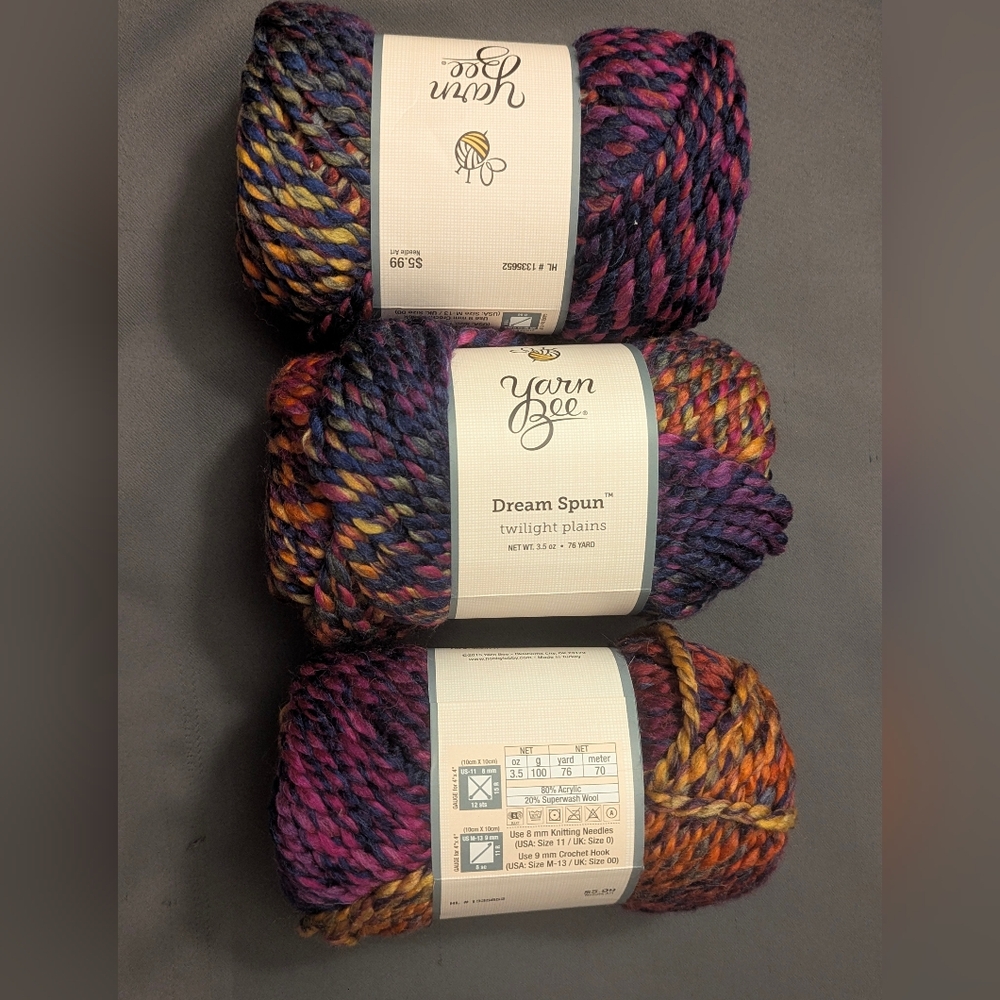 Yarn Bee Dream Spun Twilight Plains Yarn Bundle